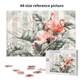 thumbnail image 6 of Rateoe Tropical With Flamingos Pattern Wooden Picture Puzzle ,1000 Piece Jigsaw Puzzle ,Family Fun Puzzle, Home Décor Puzzle, Gift Puzzle(Horizontal style), 6 of 9
