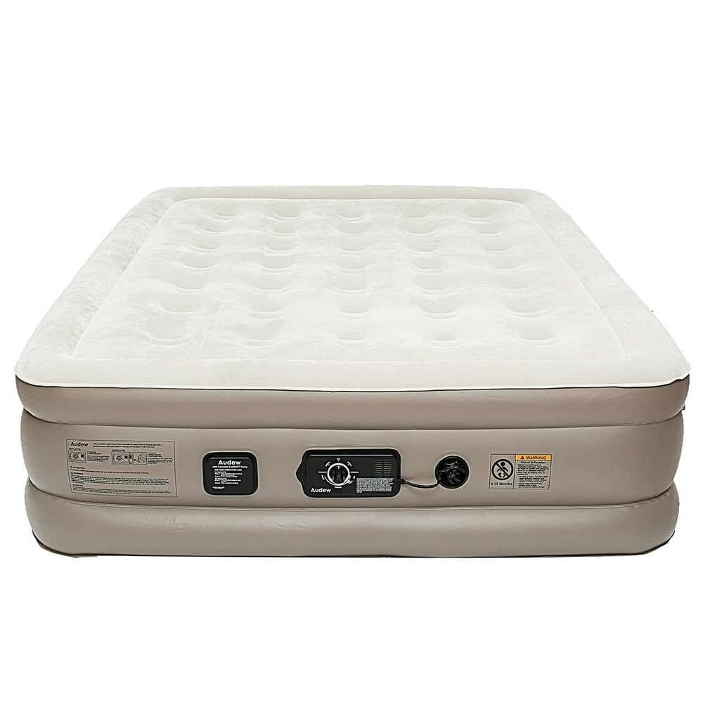 Air Mattress, Queen Size Air Mattress with Builtin Smart Pump