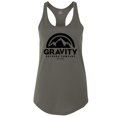 thumbnail image 1 of Gravity Outdoor Co. Womens ShirtTail Thirt Top - Logo negro - asfalto - s Gravity Outdoor Co. Camiseta sin mangas, 1 of 1