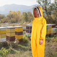 thumbnail image 2 of Bienvenido One Piece Beekeeper Suit Beekeeping Protective Clothes Smock Bee Keeping Supplies(L ), 2 of 8