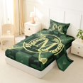 thumbnail image 2 of Catabedysis Alphabet A Twin Sheets For Boys,Golf Sport Games Bedding,3 Pieces,1 Fitted Sheet and 1 Pillowcase, 2 of 6