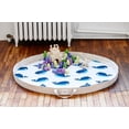thumbnail image 4 of 3 Sprouts Convertible Toy Storage Bag and Portable Play Mat, Whale, 4 of 5