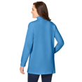 thumbnail image 3 of Woman Within Plus Size Perfect Long-Sleeve Mockneck Tee (Petite Available), 3 of 5