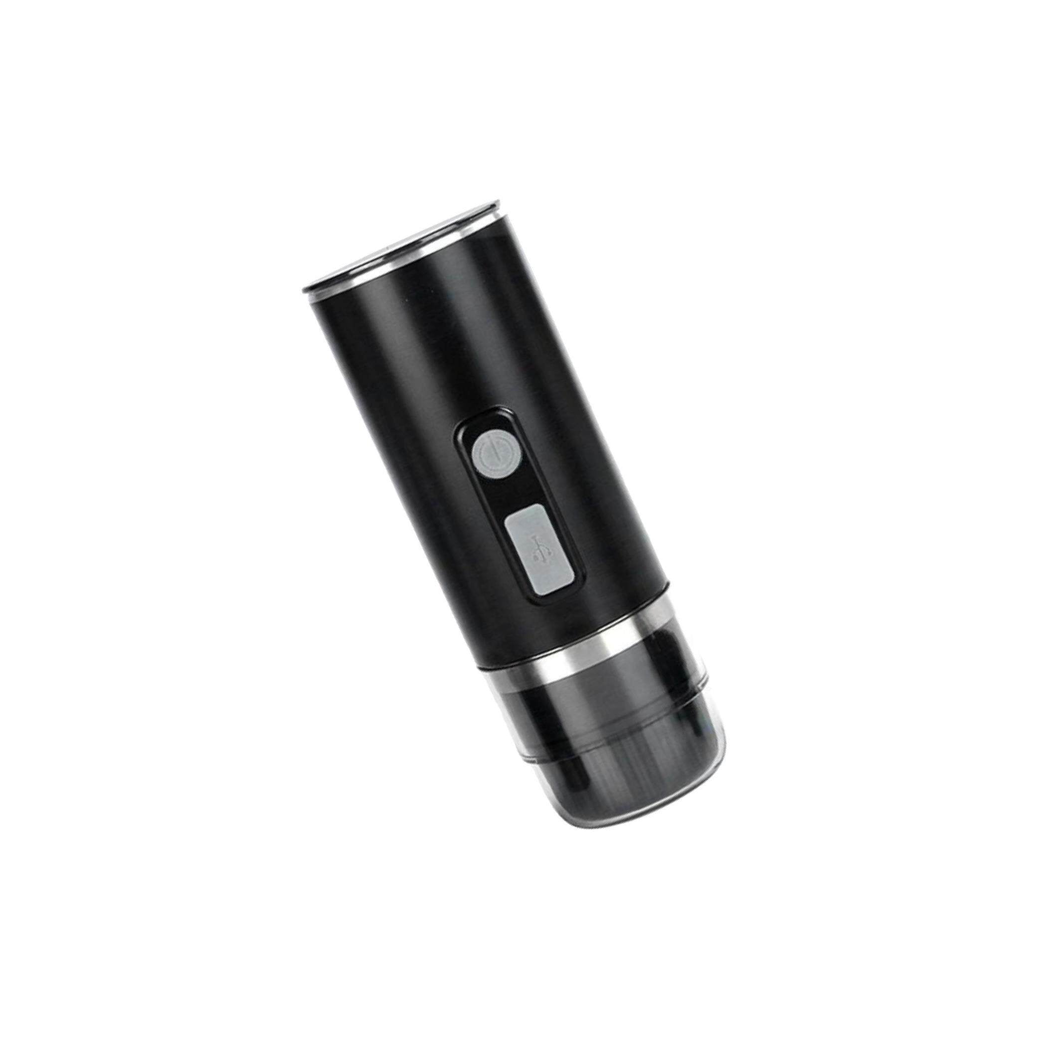 Portable Espresso Coffee Maker Rechargeable Black Small for Driving Outdoor
