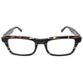 thumbnail image 3 of Eyebobs Fare N Square 2312-16 Unisex Square Frame Eyeglasses in Tortoise/White Stripes 51 mm, 3 of 4
