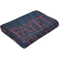 thumbnail image 6 of Lafayette College Logo Fleece Blanket, Very Soft Microfiber Flannel Blanket for Couch Warm and Cozy for All Seasons, 6 of 6