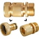 thumbnail image 5 of 2 piezas de conector de grifo de manguera de jardín de cobre puro, conector de manguera de grifo de jardín, accesorios de conector de manguera de jardín, conector de manguera de agua de 3/4 de, 5 of 5