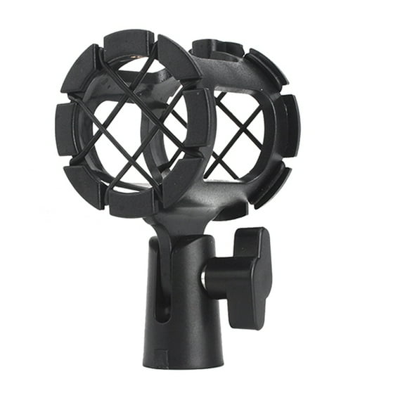 Universal Microphone Shock Mount Anti-Vibration Mic Holder Clamp for Condenser Microphones Fits Most Mic Stands