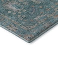 thumbnail image 3 of Addison Rugs Mayfield Premium Machine Washable Traditional Global Teal Rectangle Rug, 10' X 14' Machine Washable Traditional Global Teal Oversized Sherpa Throw Blanket, 3 of 6
