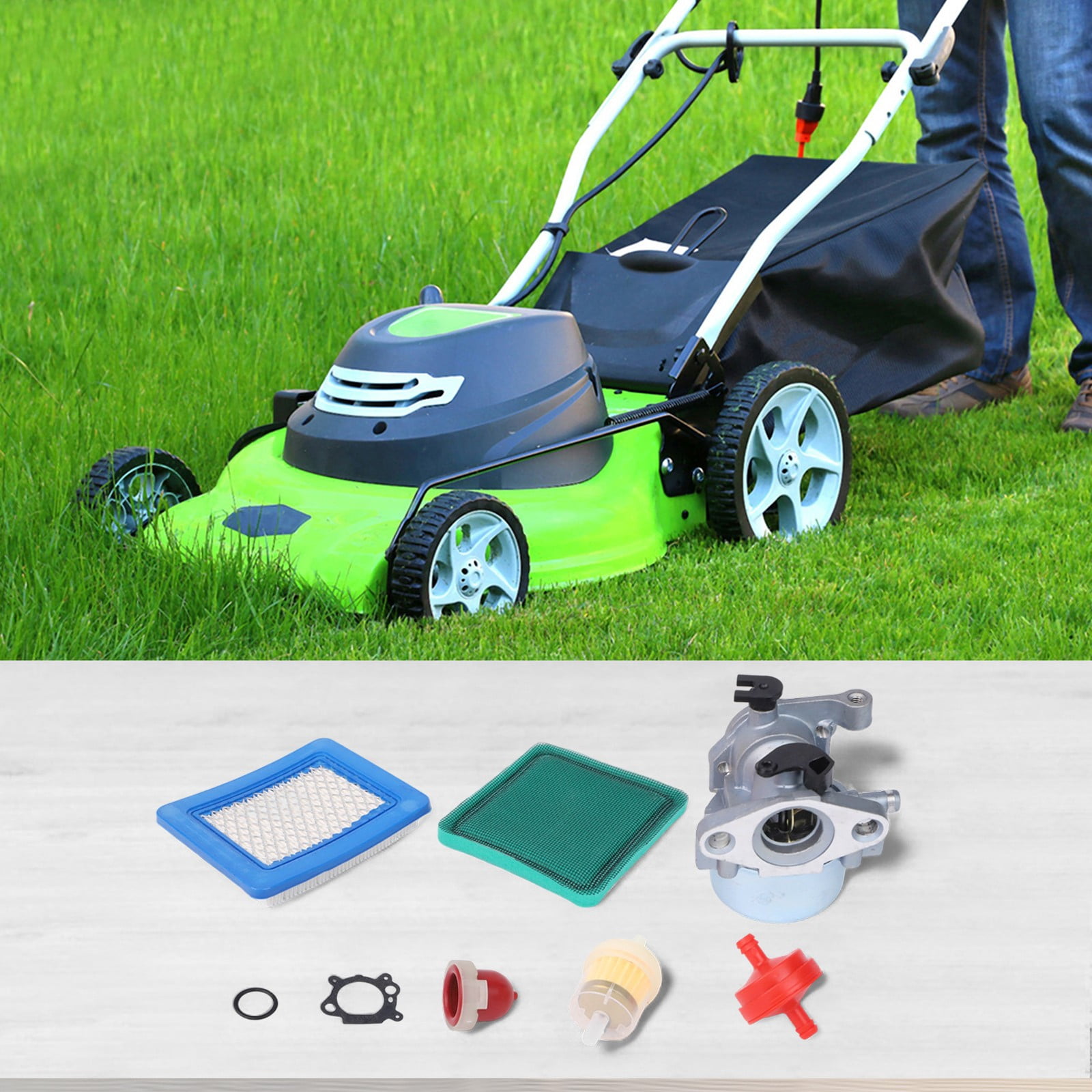Air Filter Lawn Mower Parts Mowing Efficiency Tough Mowing Tasks User-Friendly Design For BS 675 For Lawn Mower