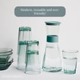 thumbnail image 4 of Rosendahl Grand Cru Recycled Glass Tumblers (Set of 2) - 12.2 Fl. Oz. - Lead-Free, Dishwasher Safe, Elegant Clear Glass Drinkware for Water, Juice, Coffee, and Wine - Modern, Durable (Green), 4 of 7
