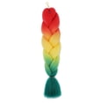 thumbnail image 1 of XmhyTop-A Extensiones de cabello sintético trenzado multicolor jumbo ombré de 60 cm, 3 piezas, perfectas para trenzas regulares y con giros DIY, C60, 1 of 5