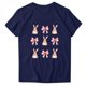 thumbnail image 3 of Tops de Cuello Redondo para las Mujeres Impreso Manga Corta Suéter Camiseta de Imitación Rack, Top Casual de Moda para el Hogar Diario Y el Trabajo, 3 of 3