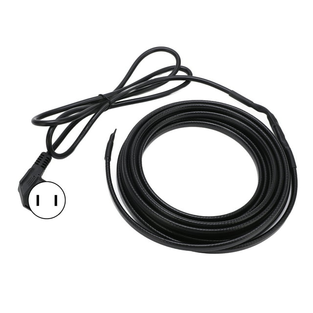 Câble Chauffant pour Tuyau, Ruban Chauffant Auto-Régulant Durable avec Prise pour RV Prise US 110V