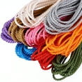 thumbnail image 4 of Uxcell Twisted Cord Trim 11 Yard 0.08 inch 3-Ply Twine Braided Rope Shiny Thread String for Craft Gift Bag Curtain Dark Green, 4 of 7