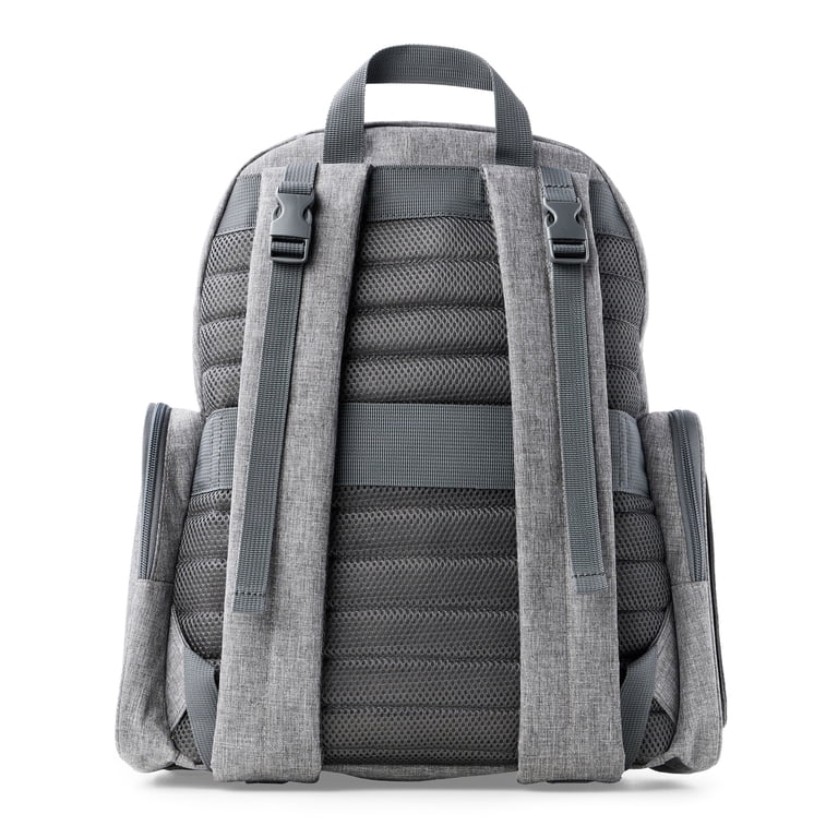 Skip Hop Gray Laptop Backpack Skip Hop Luna Diaper Backpack, Heather Grey - Walmart.com main image 2