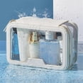 thumbnail image 2 of Clear Makeup Case Toiletry Bag Multipurpose Travel Makeup Train Case Portable Cosmetic Organizer Tr, 2 of 5
