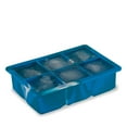 thumbnail image 6 of Host Ice Cube Tray, Ice Cubes for Cocktails, Water, Coffee Tea, Blue Marble, 6 of 7