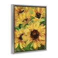 thumbnail image 4 of Stupell Industries Bright Sunny Sunflowers Botanical & Floral Painting Gray Floater Framed Art Print Wall Art, 25 x 31, 4 of 10