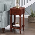 thumbnail image 2 of Convenience Concepts French Country Khloe Table d'Appoint à 1 Tiroir avec Tablette, Acajou, 2 of 2