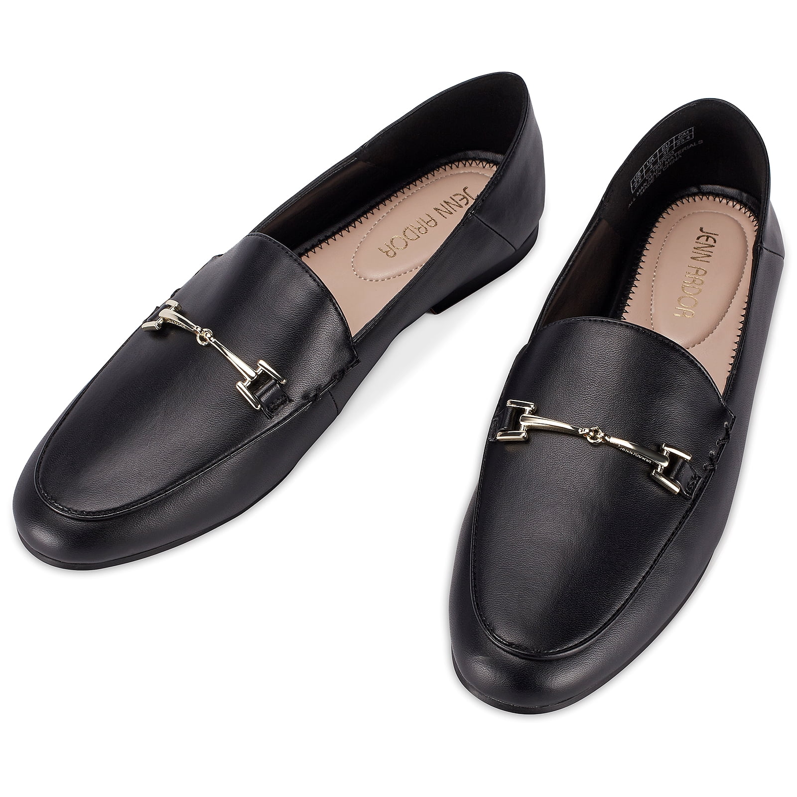 Womens Ladies Leather Loafer Comfortable Flats Driving Shoes Size 3-8