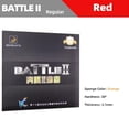 thumbnail image 1 of 729 Éponge en Caoutchouc pour Tennis de Table 2/3 Collant Professionnel Ping-Pong pour Attaque Régulière 38 Rouge, 1 of 5