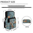 thumbnail image 6 of Chririnla Bird Flower Watercolor Crossbody Bag, Polyester Lightweight 2 Layer Purse for Women, Ladies Outdoor Running Casual Use, 6 of 7