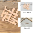 thumbnail image 6 of YOSADIER 50Pcs Mini Baseball Keychain Wooden Metal Elegant Design for Sports Enthusiasts Party Favors, 6 of 8