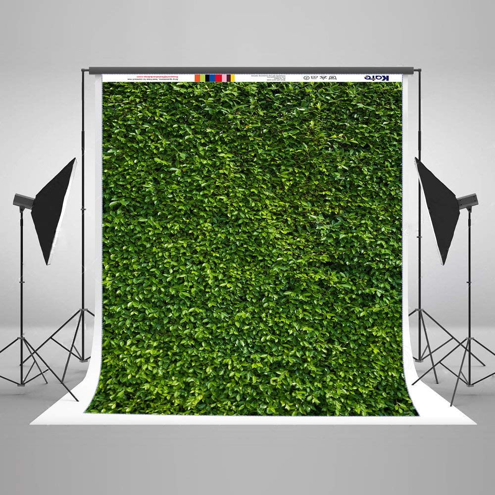 ABPHOTO Polyester Spring Photography Backdrops Green Grass Lawn Party