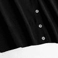 thumbnail image 4 of Long Sleeve Cardigan for Women Solid Color Open Front Button Down Lightweight Casual Sweater Fall Trendy Outwear Cardigans, 4 of 5
