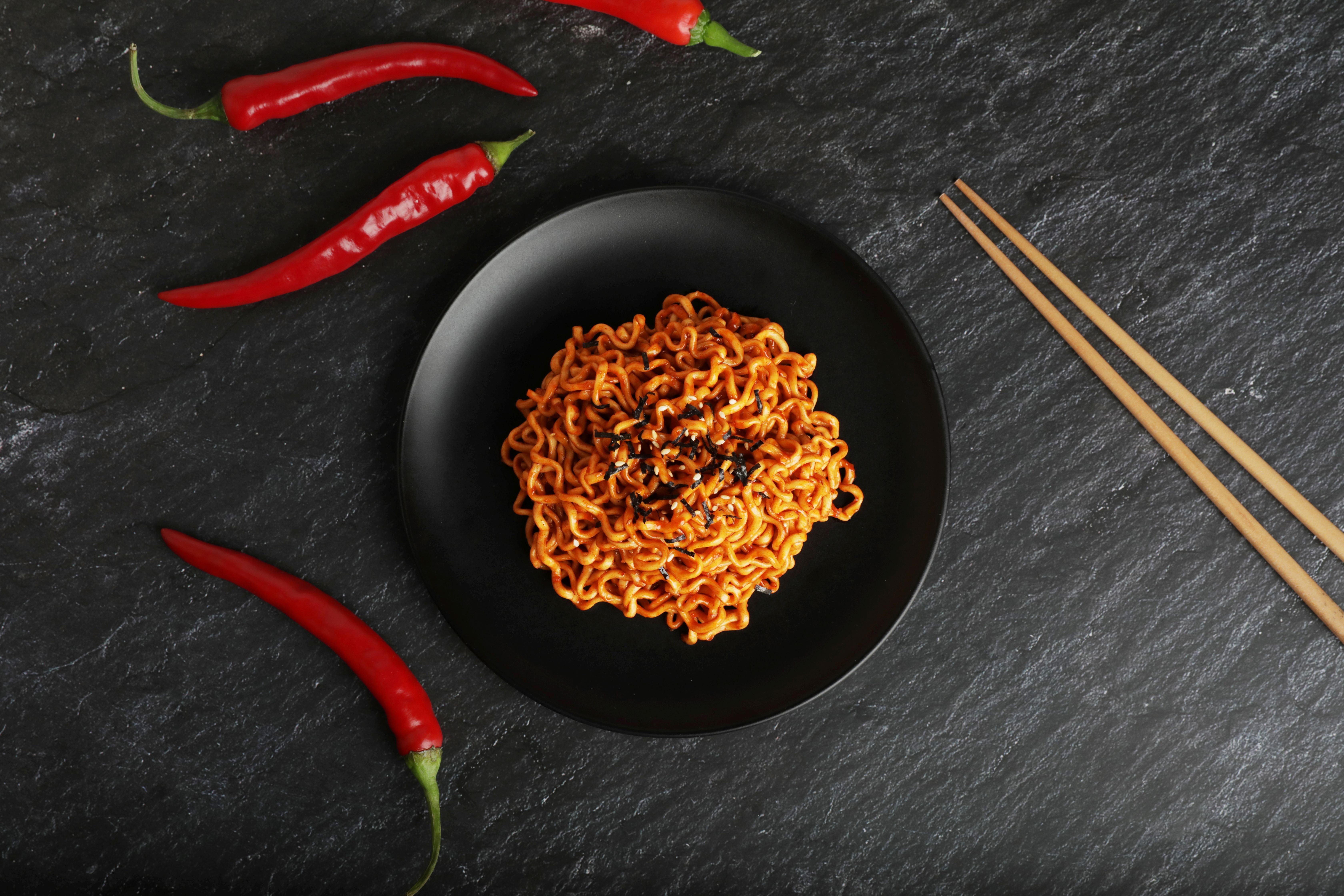 Samyang Buldak 2x Spicy Chicken Instant Ramen Noodles, 5 Pack, 4.93 oz Bags