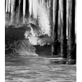 thumbnail image 2 of Lee Peterson 4x24 White Modern Wood Framed Wall Art Titled - Wave VI, 2 of 5