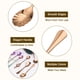 thumbnail image 3 of Cucharas de Café Unique Bargains 7uds Acero Inoxidable Concha Forma Rosa Oro, 3 of 7