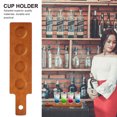 thumbnail image 3 of Soporte de madera para vasos, 4 agujeros, posavasos, creativo, para bebidas, bar, 3 of 8