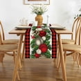 thumbnail image 3 of Corredor de Mesa NavideñO a Cuadros de Cuadros Rojos y Negros de , 72 Pulgadas de , DecoracióN de Mesa NavideñA de Invierno de Temporada, 3 of 5