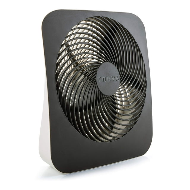 Ventilador PORTÁTIL Treva de 25 cm con batería y adaptador AC 2 velocidades