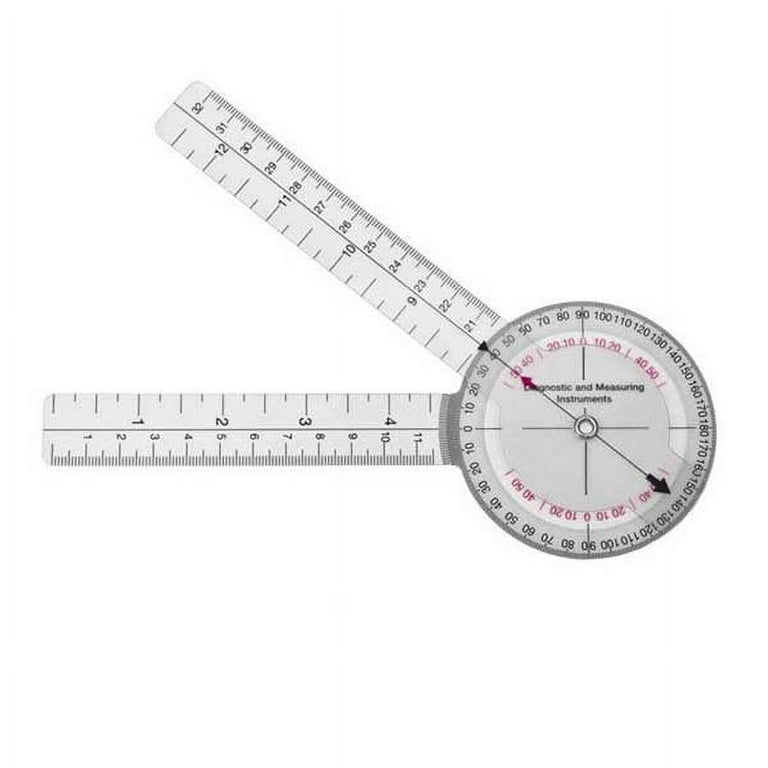Baseline Plastic Goniometer - Pocket Style - 180 Degree Head