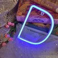 thumbnail image 2 of Heiheiup LED Neon Lights Alphanumeric LED Decoration Lights LED Sign Modeling Lights For Decorating Weddings Parties And 2021 Christmas, 2 of 3