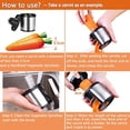 thumbnail image 2 of Vegetable Spiralizer Vegetable Cutter Spiralizer - XREXS Vegetable Cutter for Your Fruits and Vegetables Spirals Spaghetti, Noodles, Ribbons or Vermicelli, 2 of 5