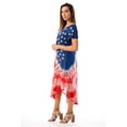 thumbnail image 2 of 21873-2X Riviera Sun American Flag Dress / USA Summer Dresses (True Colors Tie Dye, 2X), 2 of 3