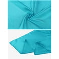 thumbnail image 4 of INSPIRE CHIC Women's Satin Neck Scarf Square Silky Solid Neckerchief Head Wrap Bandanas Light Sky Blue 90x90cm/35.4x35.4 inches(LxW), 4 of 6