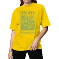 thumbnail image 2 of Tahiti Botanical Stamp Art 1962 Women's T-shirt, 2 of 3