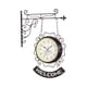 thumbnail image 4 of Reloj de pared de doble cara de estilo europeo, relojes de estación, relojes decorativos, bienvenidos Café, 4 of 7