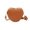 Brown, variant on Crossbody Bag Casual Messenger for : Festival Crossbody with Mobile Phone Pocket and Heart Shaped Design for Parties and Social Gatherings Stylish and Practical