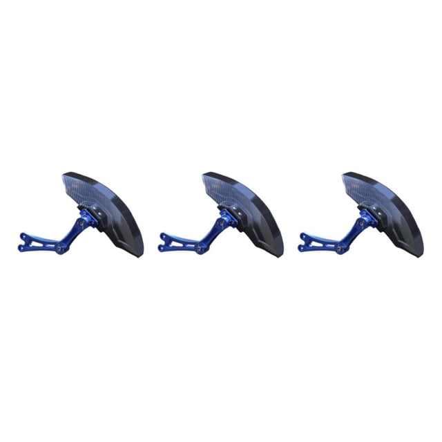 Maytalsory Carbon Fiber Motorcycle Rear Wheel Fender Mudflap for Niu Technologies Sturdy and Efficient 1st Generation Blue 3Set
