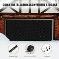 thumbnail image 2 of KFFKFF Winter Garage Door Screen 18.3 x 7.15 FT, Thermal Insulation Curtain Kit, Magnetic, Crafted from Durable 300D Oxford Fabric with a Weighted Bottom, Simplified Installation for Garage, 2 of 9