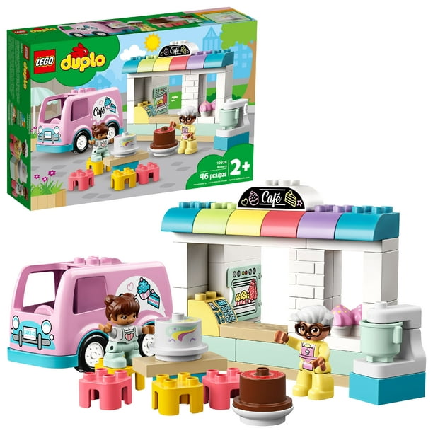 maatschappij bellen Beschrijving LEGO DUPLO Town Bakery 10928 Educational Building Toy for Kids Aged 2 and  up (46 Pieces) - Walmart.com