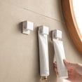 thumbnail image 4 of MOQIN Wall Mounted Silicone Toothbrush Toothpaste Holder Storage Rack Holders Set,Multi Function Waterproof Hook Razor Holder,Plug Holder for Hanging Bathroom Kitchen,1 Pieces, 4 of 6