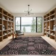 thumbnail image 2 of ODIKA Pink Leopard Contemporary Cheetah Print Bold Asymmetric Zebra Foldable Easy Care for Master Suite, California King, Under Bed, 2 of 7