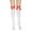 White, variant on Xijirk Womens Thigh High Socks with Satin Bow Decor Over The Knee Hosiery Black,One Size